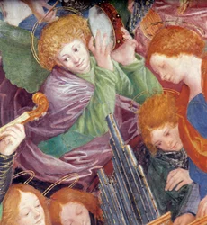 Das Konzert der Engel, 1534-36 (Detail)